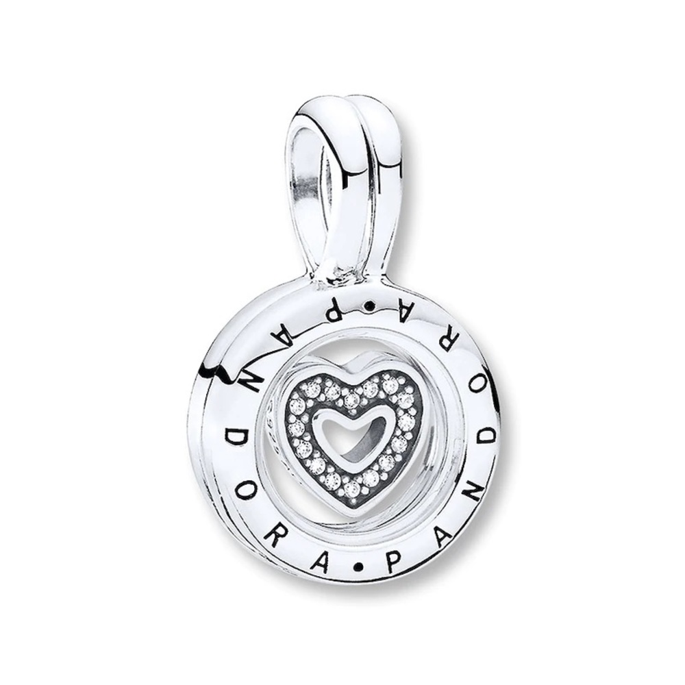 Retired Pandora Floating Heart Locket Charm